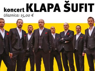 Novi termin koncerta Klape Šufit Novi termin koncerta Klape Šufit
